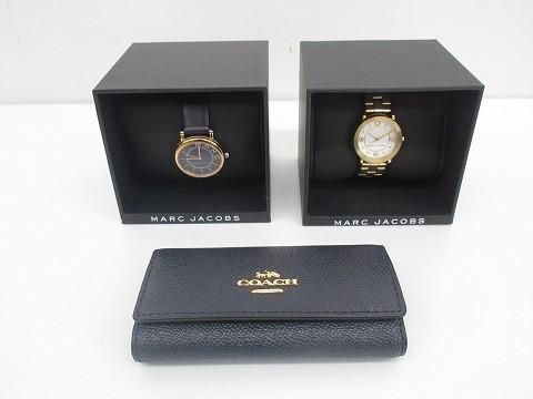 マークジェイコブス 腕時計 MJ1539 MJ3473|コーチ キーケース 58359 3点 レディース
