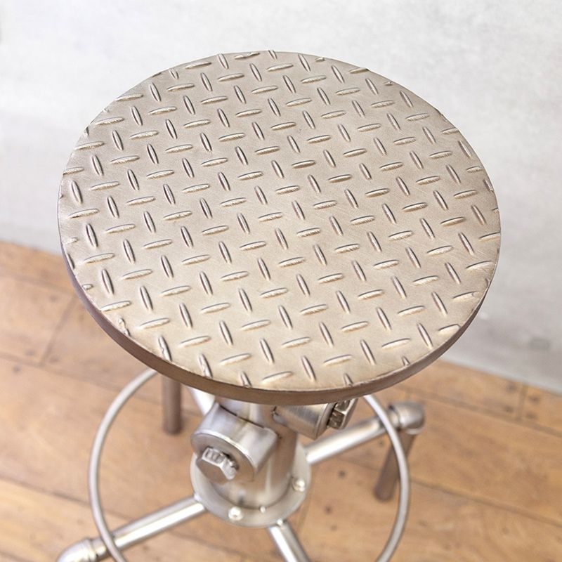 男前インテリア インダストリアルメタルチェアー スツール 椅子 腰掛け