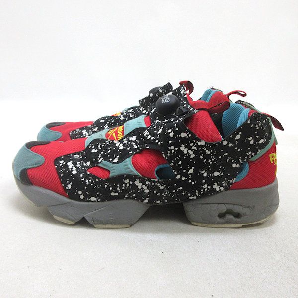 Q【28cm】Reebok/リーボック インスタポンプフューリー INSTAPUMP FURY SP V66114ランニングシューズ赤黒MENS/4【中古】