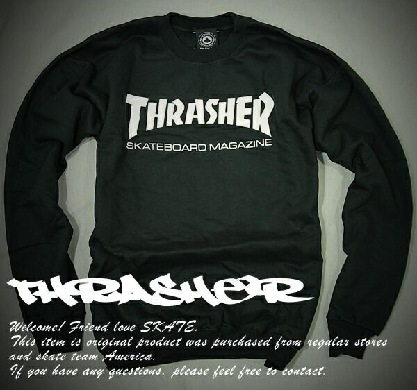 THRASHER (スラッシャー) US トレーナー スウェット Skate Mag
