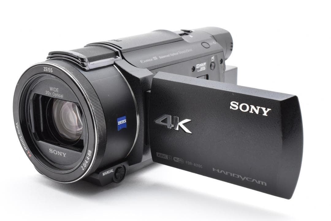 549 SONY ソニー FDR AX 60 4 K ブラック デジタル ビデオカメラ ハンディカム