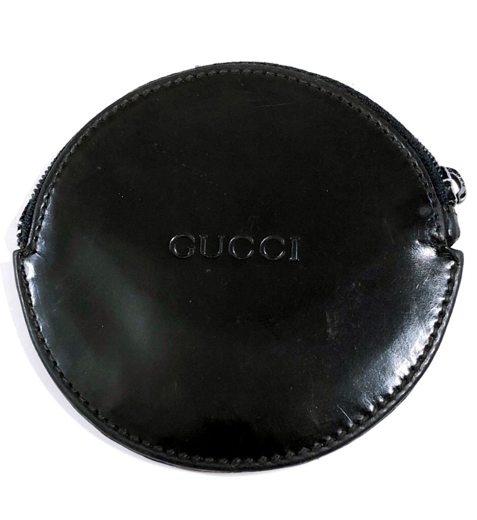 GUCCI グッチ コインケース 小銭入れ ミニ財布 ブラック サークル GUCCI グッチ コインケース/カードケース ミニ財布/小銭入れ