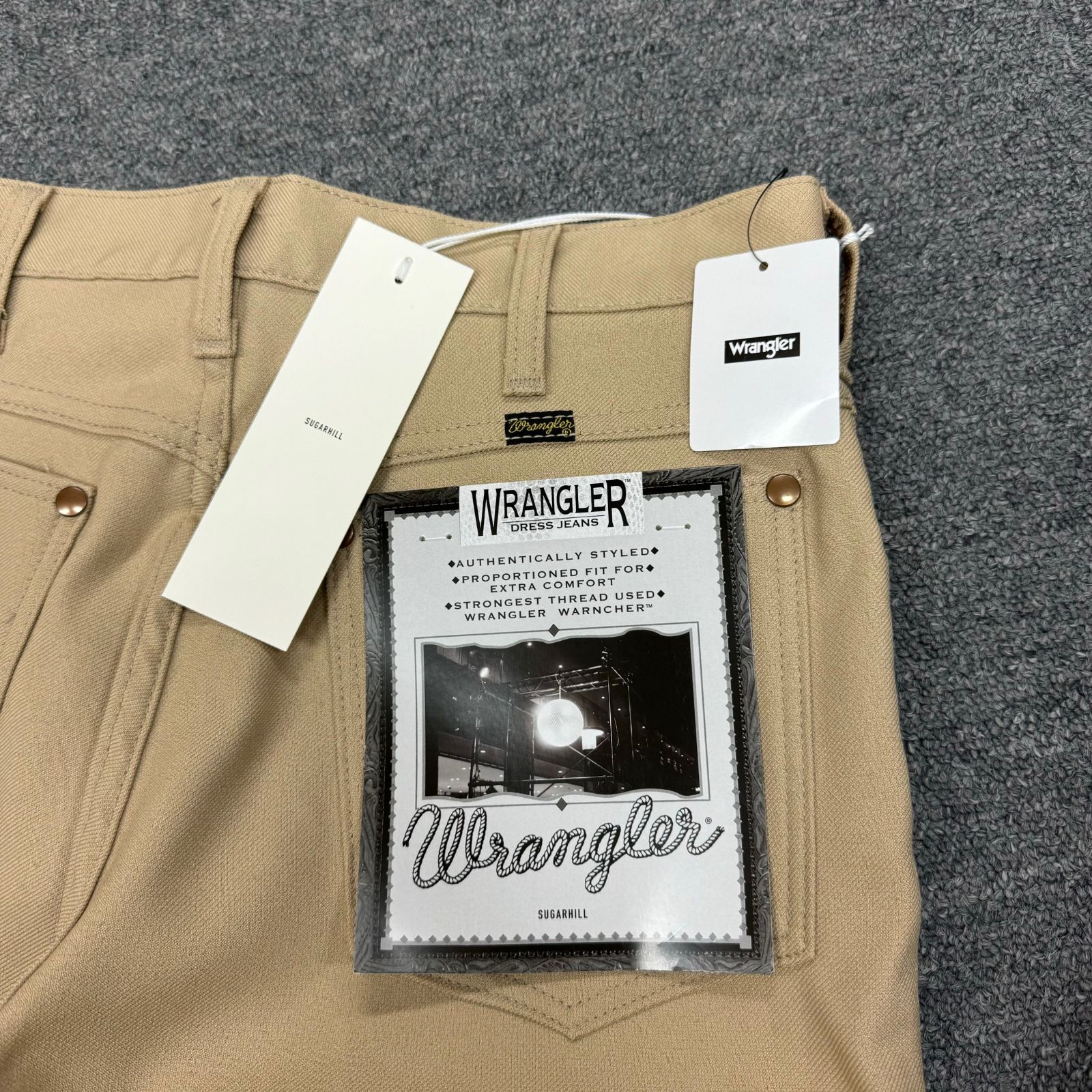 定価36300円 新品 SUGARHILL × WRANCHER 24SS TROUSERS FOR SUGARHILL トラウザー スラックス シュガーヒル ラングラー  コラボ 24410WR02 ベージュ