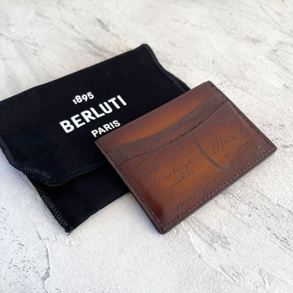 Berluti 名刺入れ、パスケース すぐ届く BERLUTI ベルルッティ レザー カードケース 名刺入れ 5179