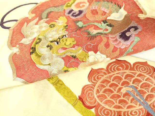 九寸名古屋帯 駒刺繍