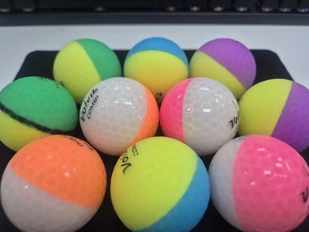 Volvik ボルビック コンビ ゴルフ2色ボール A レベル 50 犬 ロストボール