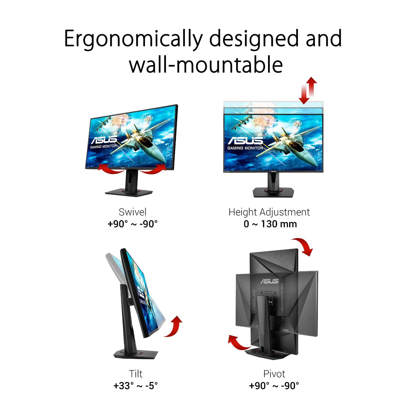 新着商品】27インチ ゲーミングモニター VG278Q ASUS (1ms/144HZ/HDMI 