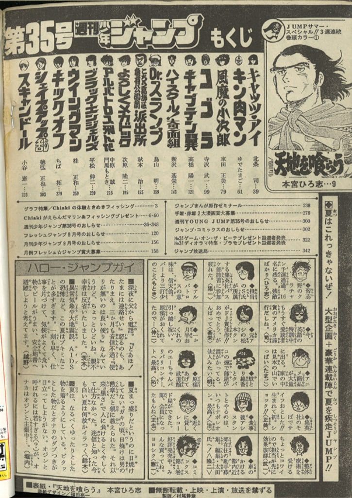 集英社 1983年(昭和58年)の漫画雑誌 週刊少年ジャンプ 1983年