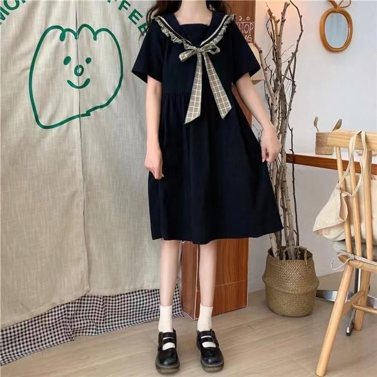 レディース Tシャツワンピース 夏 ゆったり 可愛い リボン付き