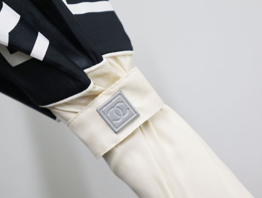 CHANEL シャネル スポーツライン 傘 ノベルティ ブラック アイボリー  