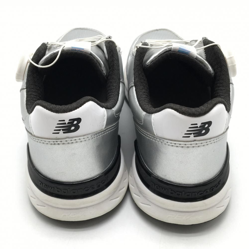 超 ニュー ンス ゴルフシューズ シルバー スパイクレス ダイヤル式 BOA レディース 23.0 ゴルフウェア Balance