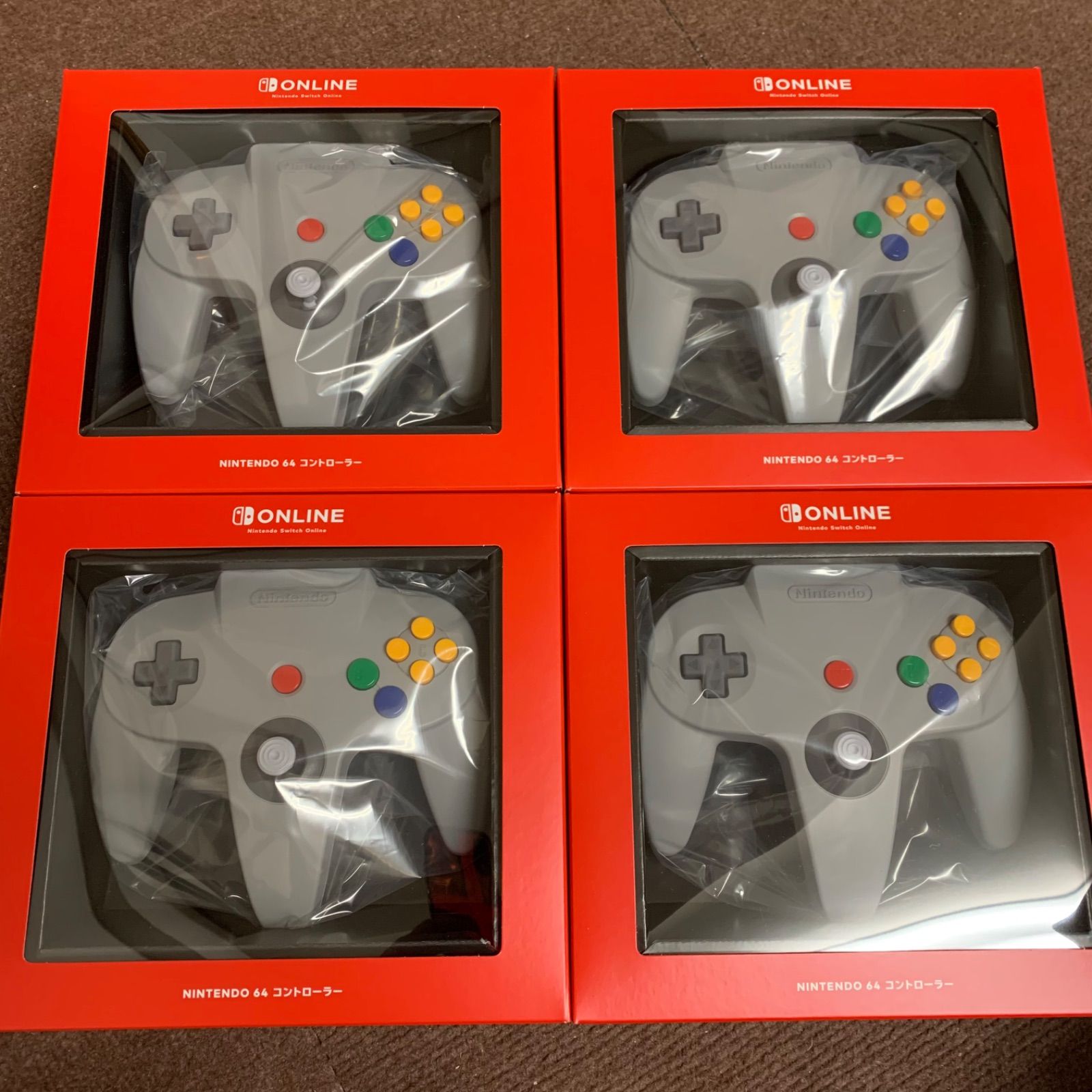 【新品未開封】Switch Nintendo 64 コントローラー 4個セット