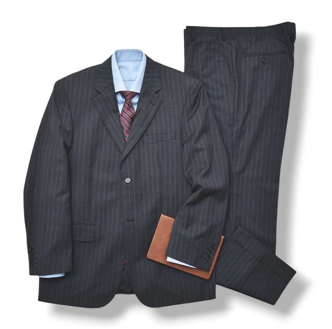 ダンヒル dunhill SUPER150's ピンストライプ柄 シングル 2B ダンヒル dunhill SUPER150's ピンストライプ柄 シングル 2B