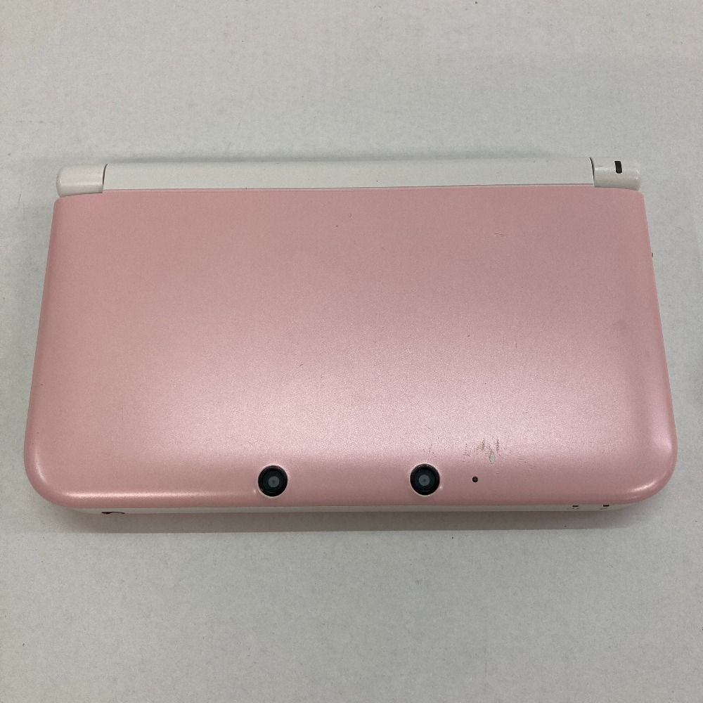05w11256 3DSLL NINTENDO 3DSLL 本体のみ ピンク×ホワイト 破損あり ＊動作 済み＊ ◎ジャンク品◎