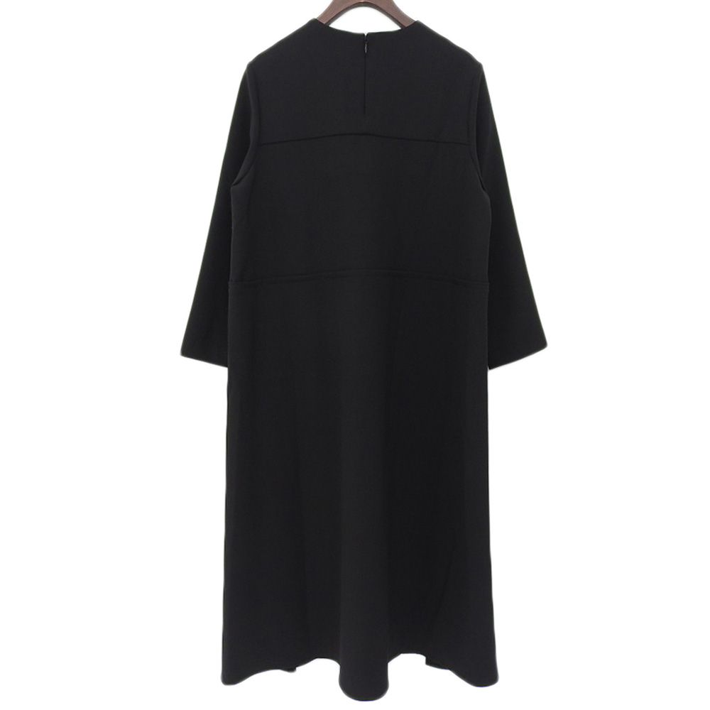 YOKOCHAN ヨーコチャン 美品 ロングスリーブ フリルトリム パール