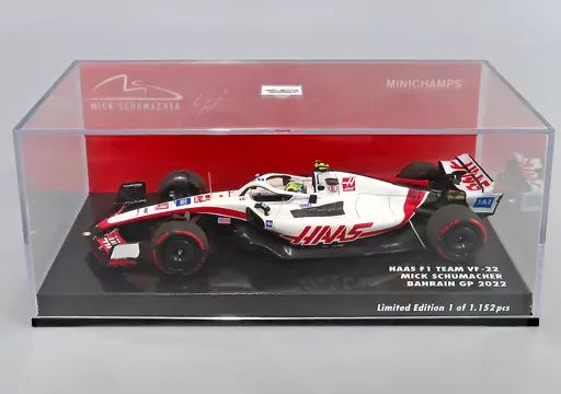 ミニカー　1/43 ハース F1 チーム VF-22 ミック・シューマッハ バーレーンGP 2022 [417220147] 中古】ミニカー 1/43 ハース F1 チーム VF-22 ミック
