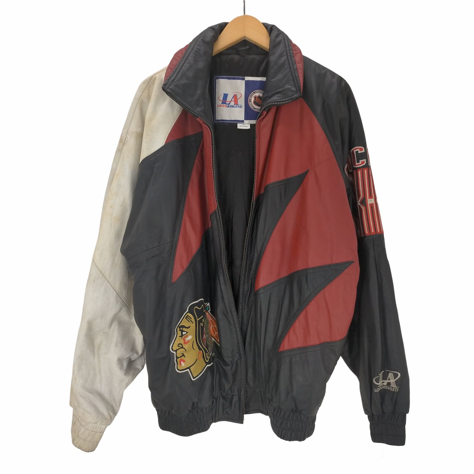 ロゴアスレチック LOGO ATHLETIC 90S NHL CHICAGO BLACKHAWKS レザー