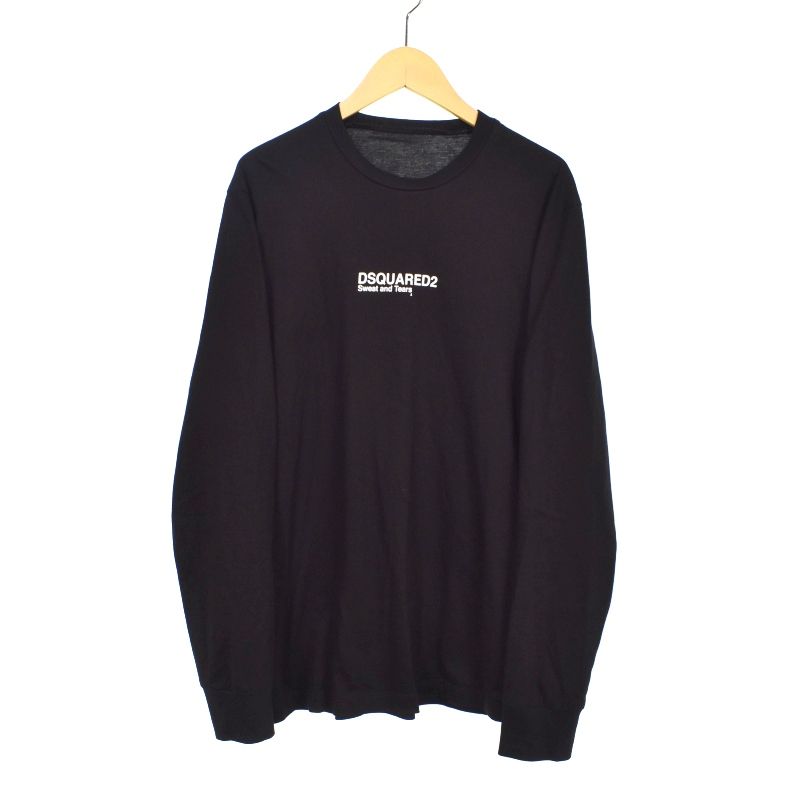 dsquared2 S74GD1006 ロンT 美品 ディースクエアード DSQUARED2 Tシャツ カットソー 長袖 ロンT ロゴ S