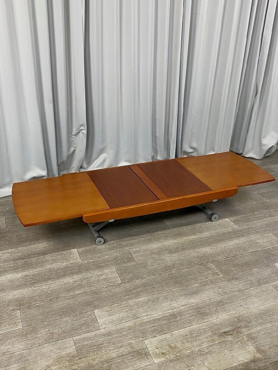 GT79 OZZIO リフティング テーブル センター 伸長式 ダイニング リビング オッジオ 蛇腹 エクステンション ロー イタリア 神奈 A3