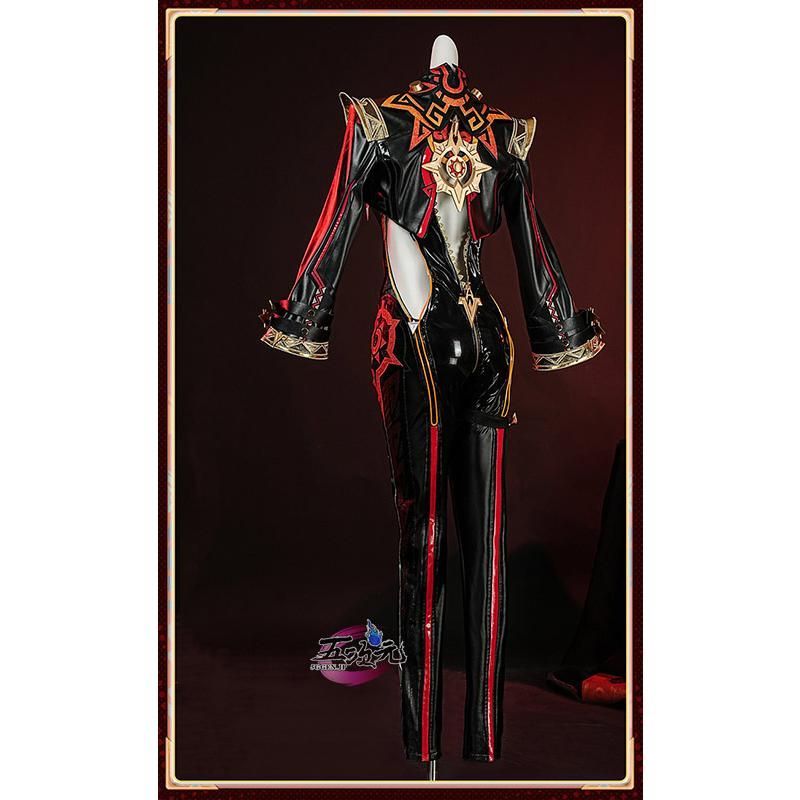 新発売 江南猫次 原神 コスプレ マーヴィカ 衣装 ウィッグ 靴 追加 CS09019BJ ハロウィン