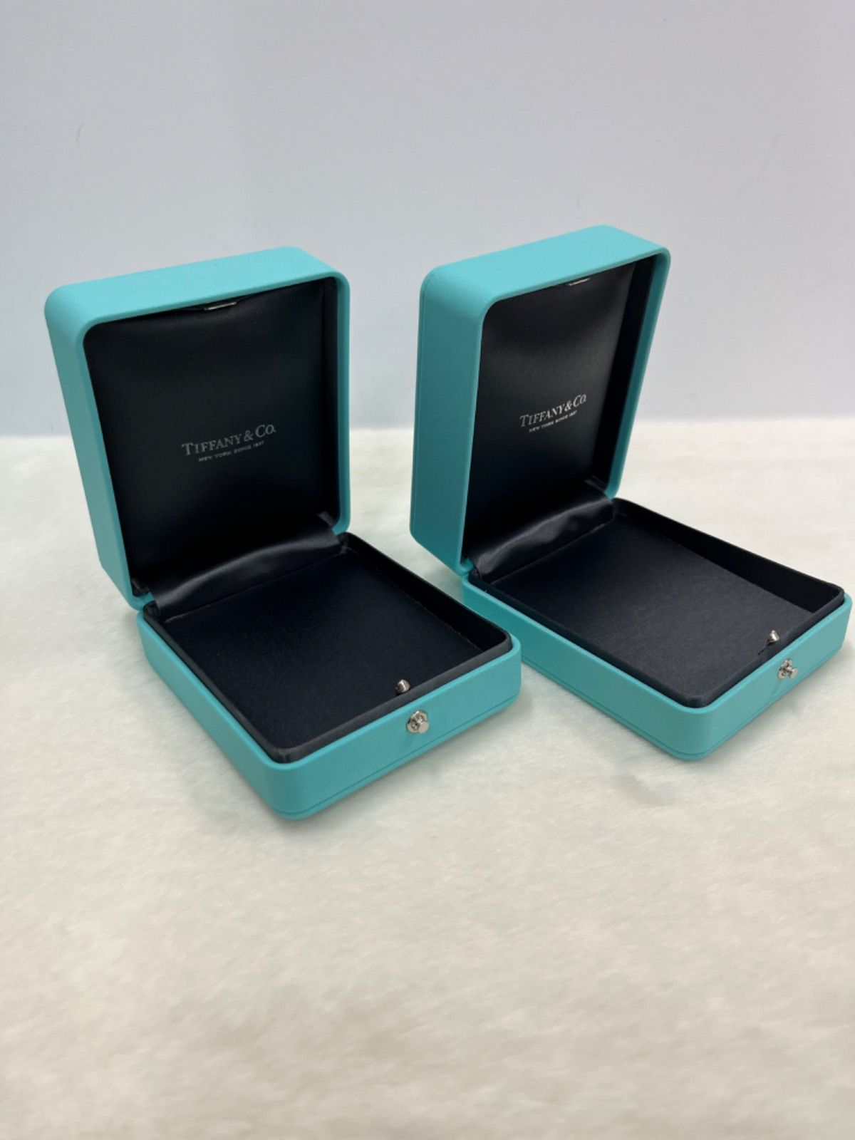 中敷無し】ティファニー ネックレス ケース 空箱 現行品 2個セット
