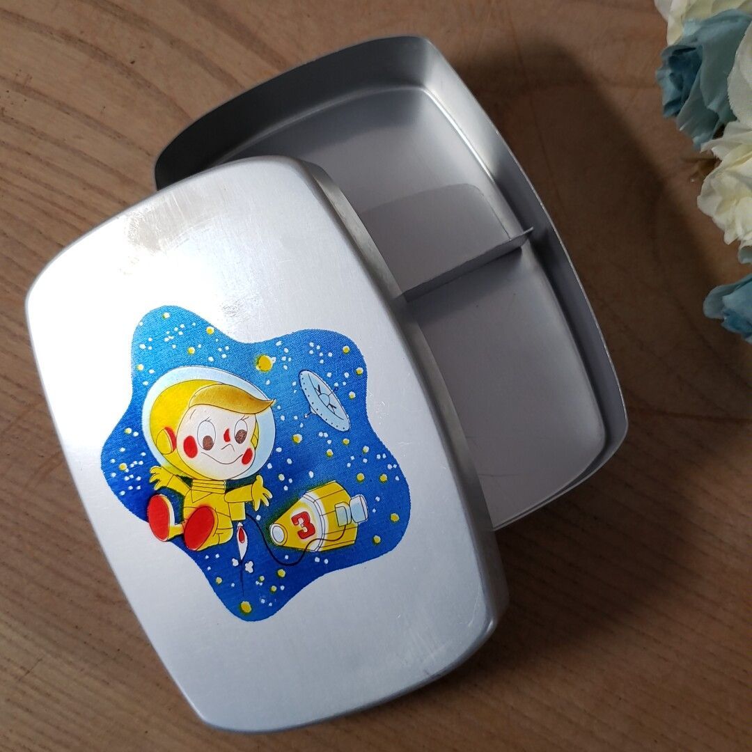 未使用☆昭和レトロ☆遊星少年パピィ☆お弁当箱☆水色 - メルカリ