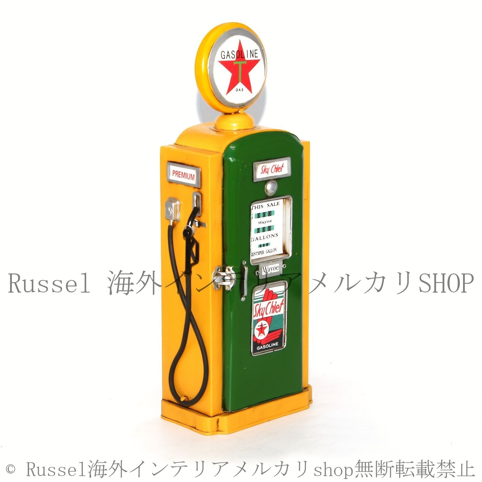 鉄製多機能ヴィンテージガソリンポンプモデル装飾品屋内外の