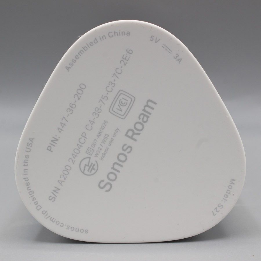  Sonos Roam 2 ホワイト ポータブルスピーカー コンパクト ソノス 本体 スピーカー スピーカー ウーファー