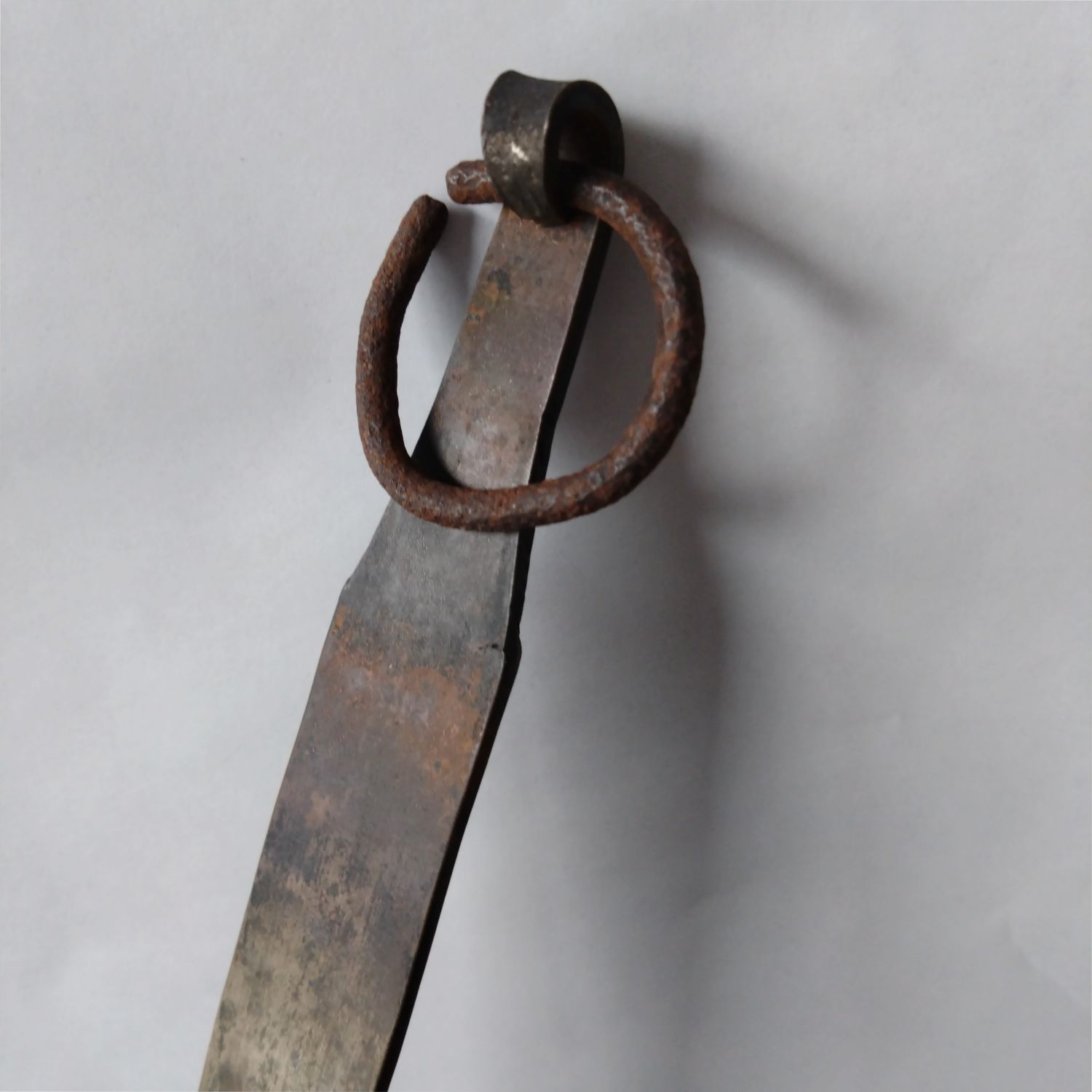 李朝 灯火器台 灯明台 燭台 灯りとり 真鍮 30cm 古道具坂田 0075