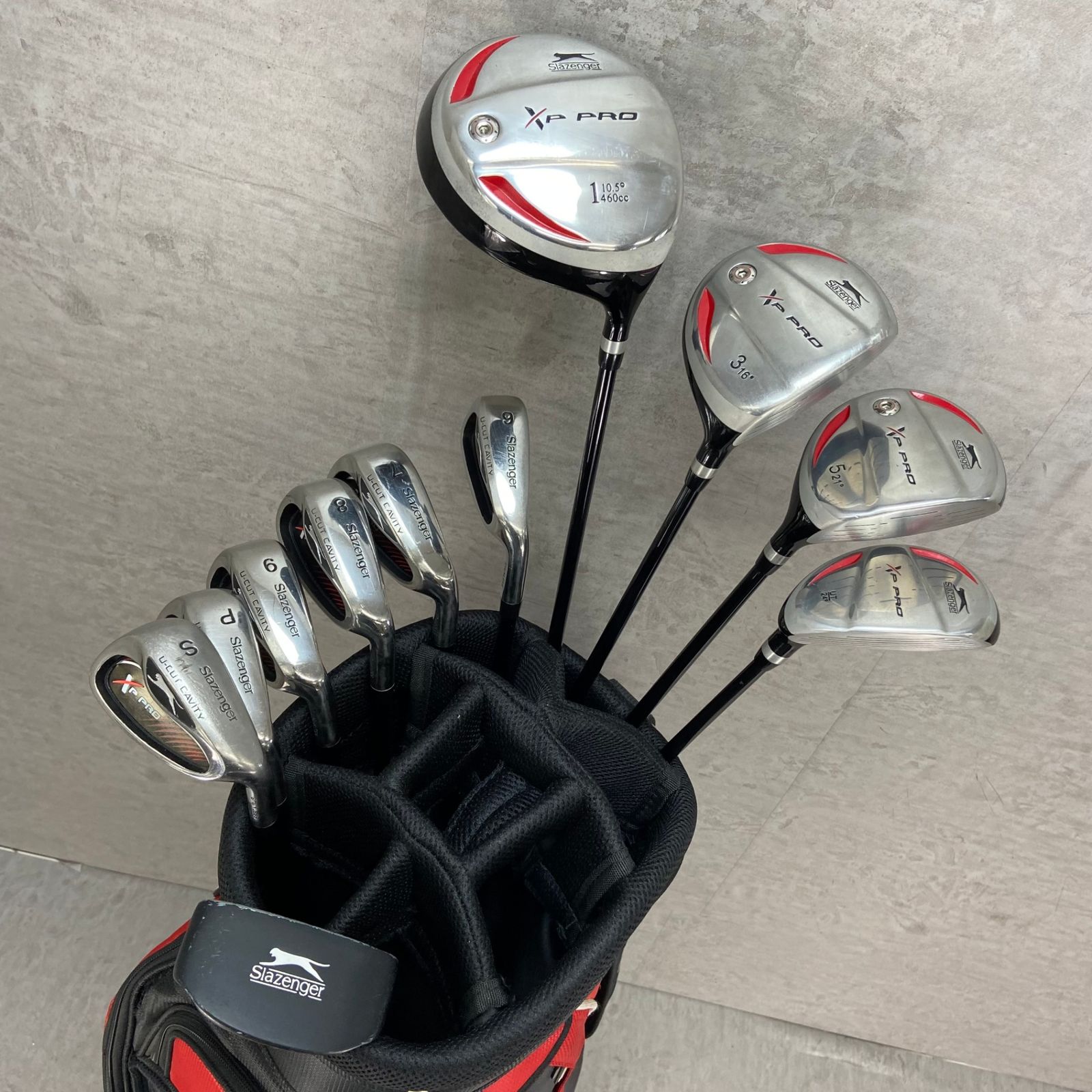 スラセンジャー　メンズゴルフ11本セット　カーボン　S　右利き用　キャディバッグ スラセンジャー メンズゴルフ11本セット カーボン S 右利き用