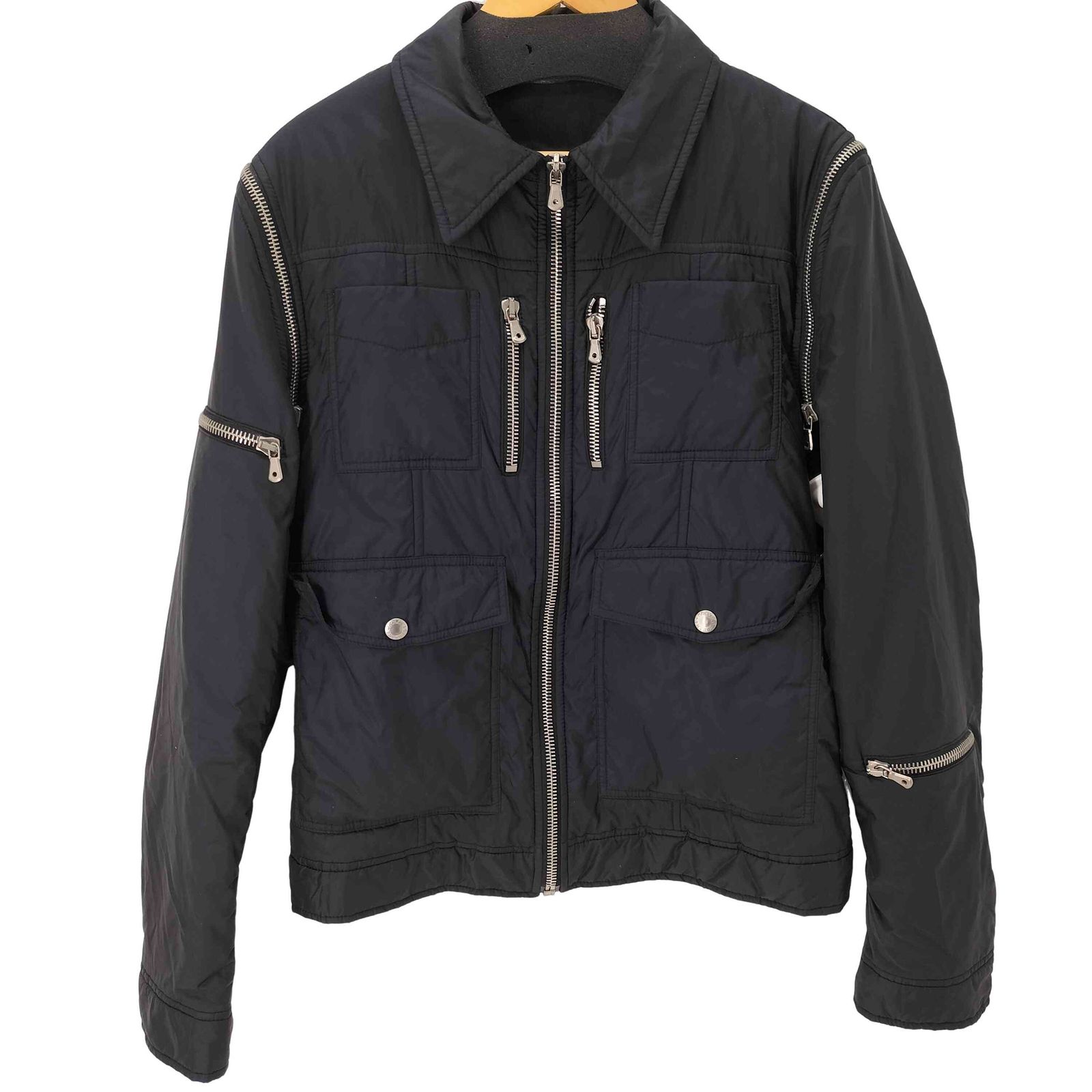 ドルチェアンドガッバーナ DOLCEu0026GABBANA マルチジップ パテッドジャケット メンズ  48