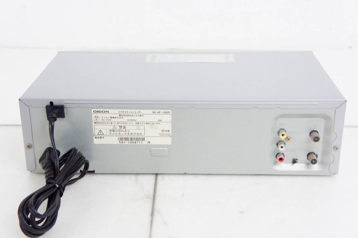  ORIONオリオン ビデオカセットレコーダー VHSビデオデッキ HF 10 KR VHS ビデオデッキ プレーヤー