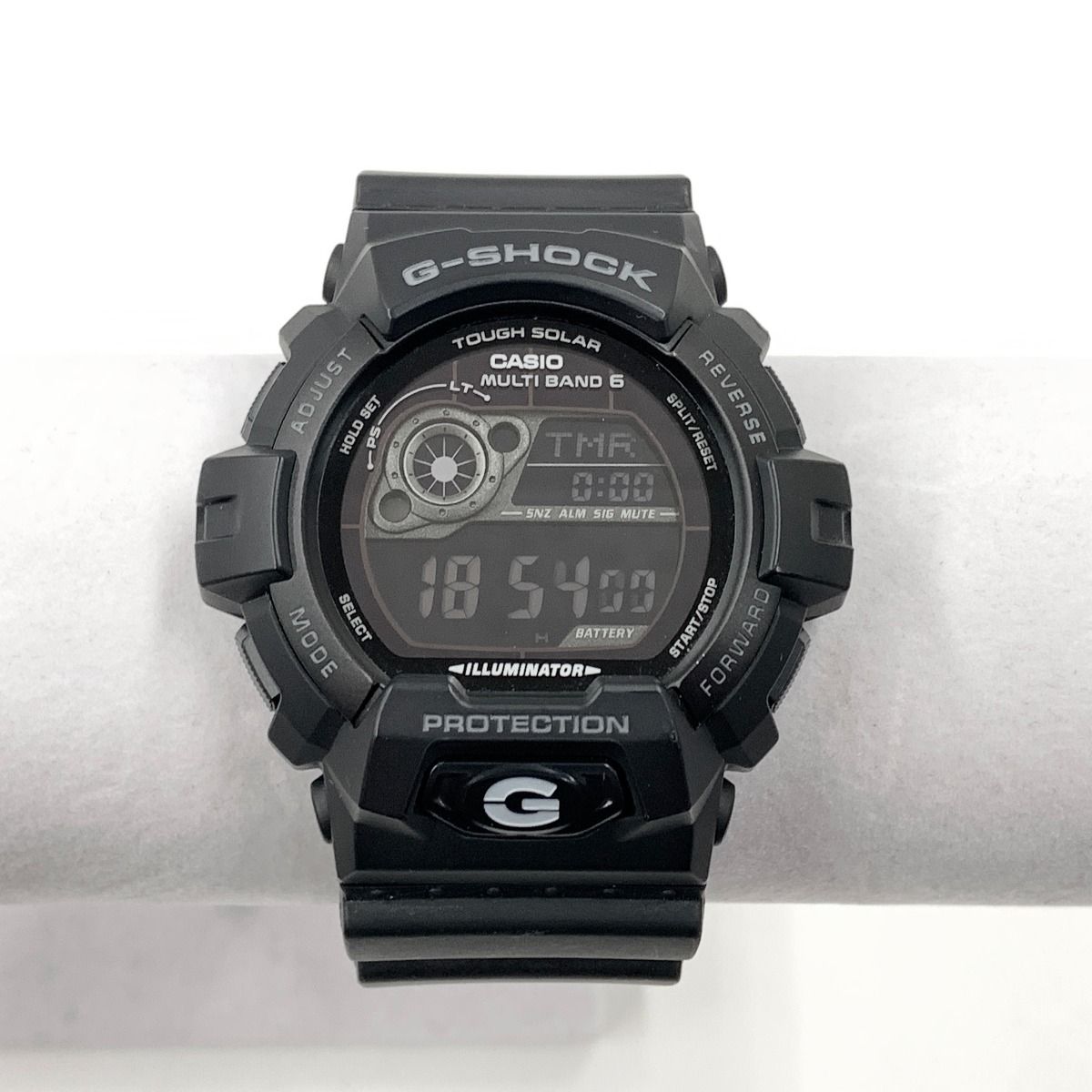 〇〇CASIO カシオ G-SHOCK Gショック ソーラー電波クォーツ 腕時計 GW-8900A-1JF ブラック