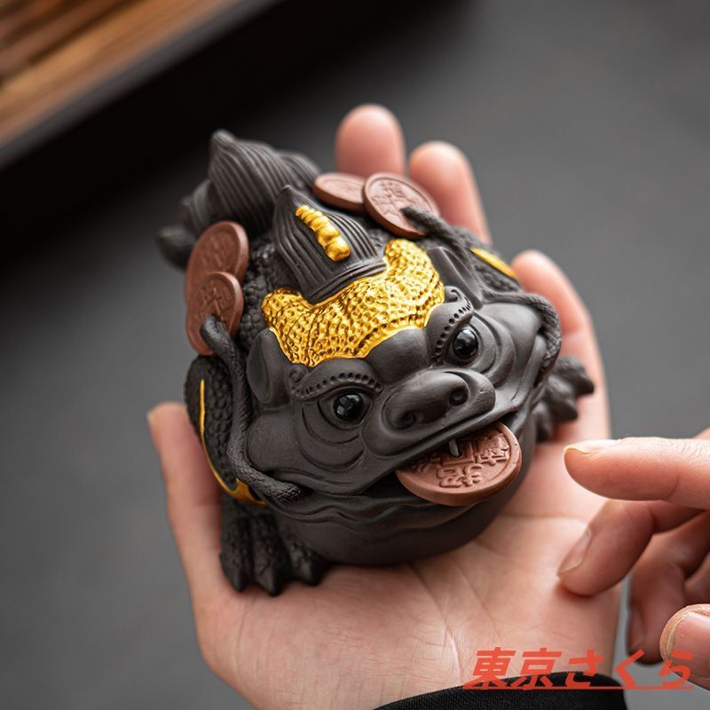 茶 プレゼント 招財 紫砂 茶器 飾り物 手作り おしゃれ 小物