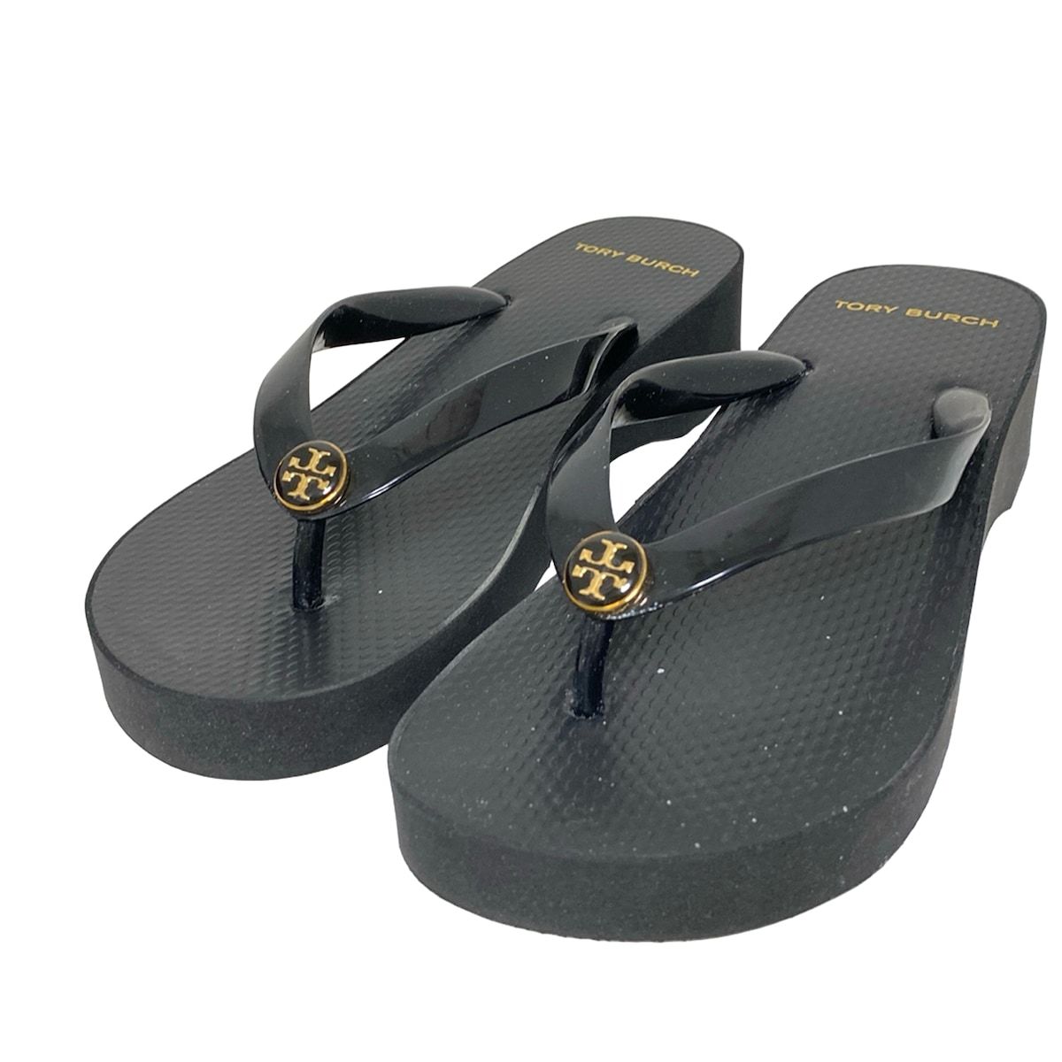 トリバーチ サンダル 黒 Miyu-king Tory Burch トリーバーチ サンダル