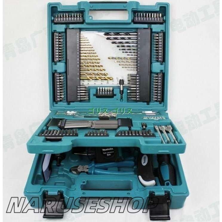 大好評 マキタ makita 200ピース工具セット tool set ドリルキリ ドリルビット ラチェットドライバー ソケットビットそ の他工具