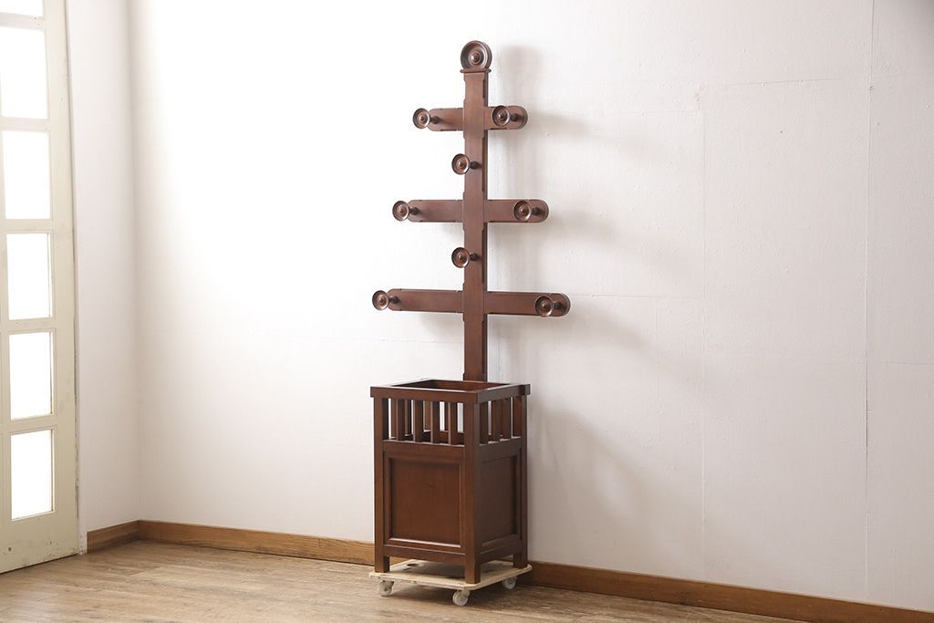 松本民芸家具 座ビューロー ライティング 引手 座机 再塗装済 USED