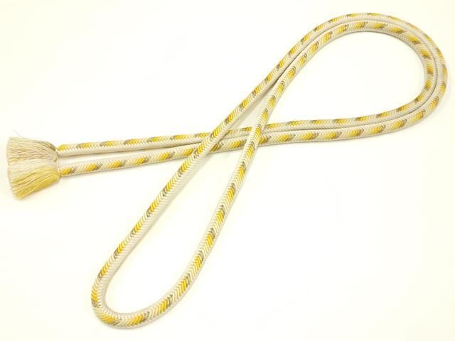 平和屋着物 上 有職組紐道明 帯締め 奈良組 丸胡蝶 金糸 宮内庁御用 国立博物館御用 東京芸術大学御用 AABA9866ay