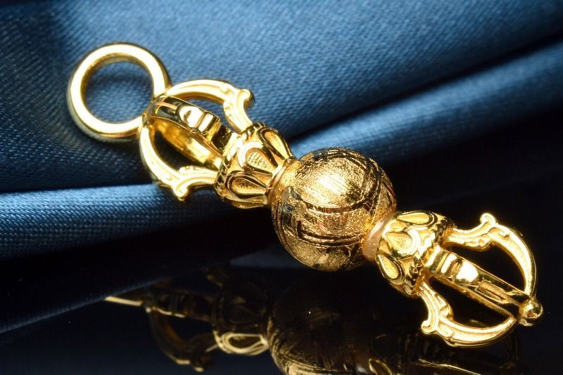 チベット密教法具Silver925 〈一点物〉ギベオン隕石（メテオライト）五