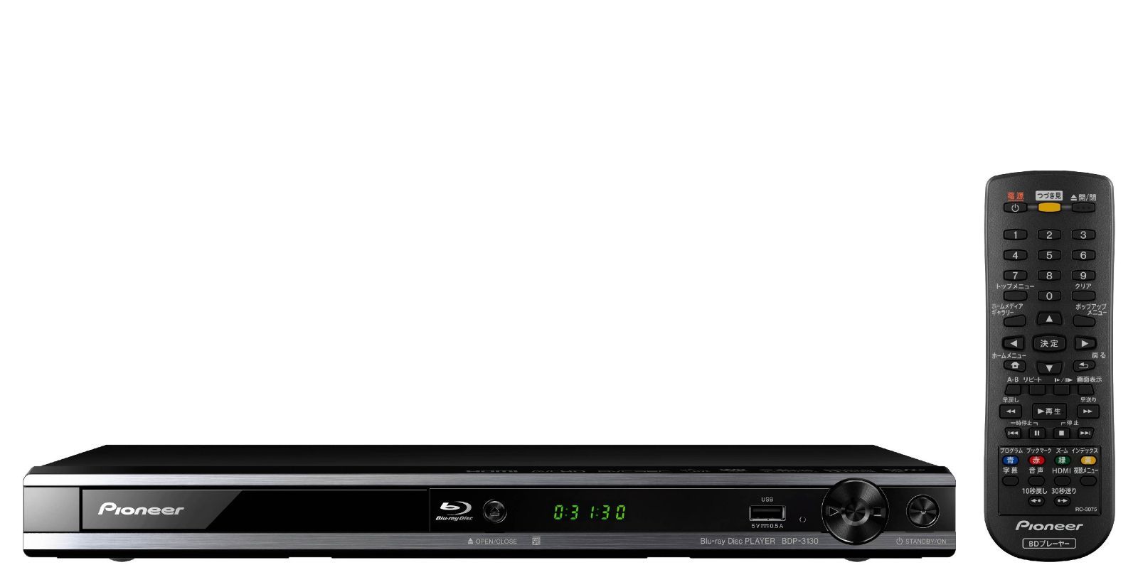 Pioneer ブルーレイディスクプレーヤー ブラック BDP-3130-K