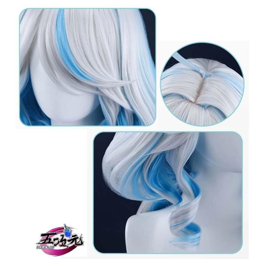 精巧 三分妄想 原神 コスプレ フリーナ ウィッグ 3種類（プネウマ