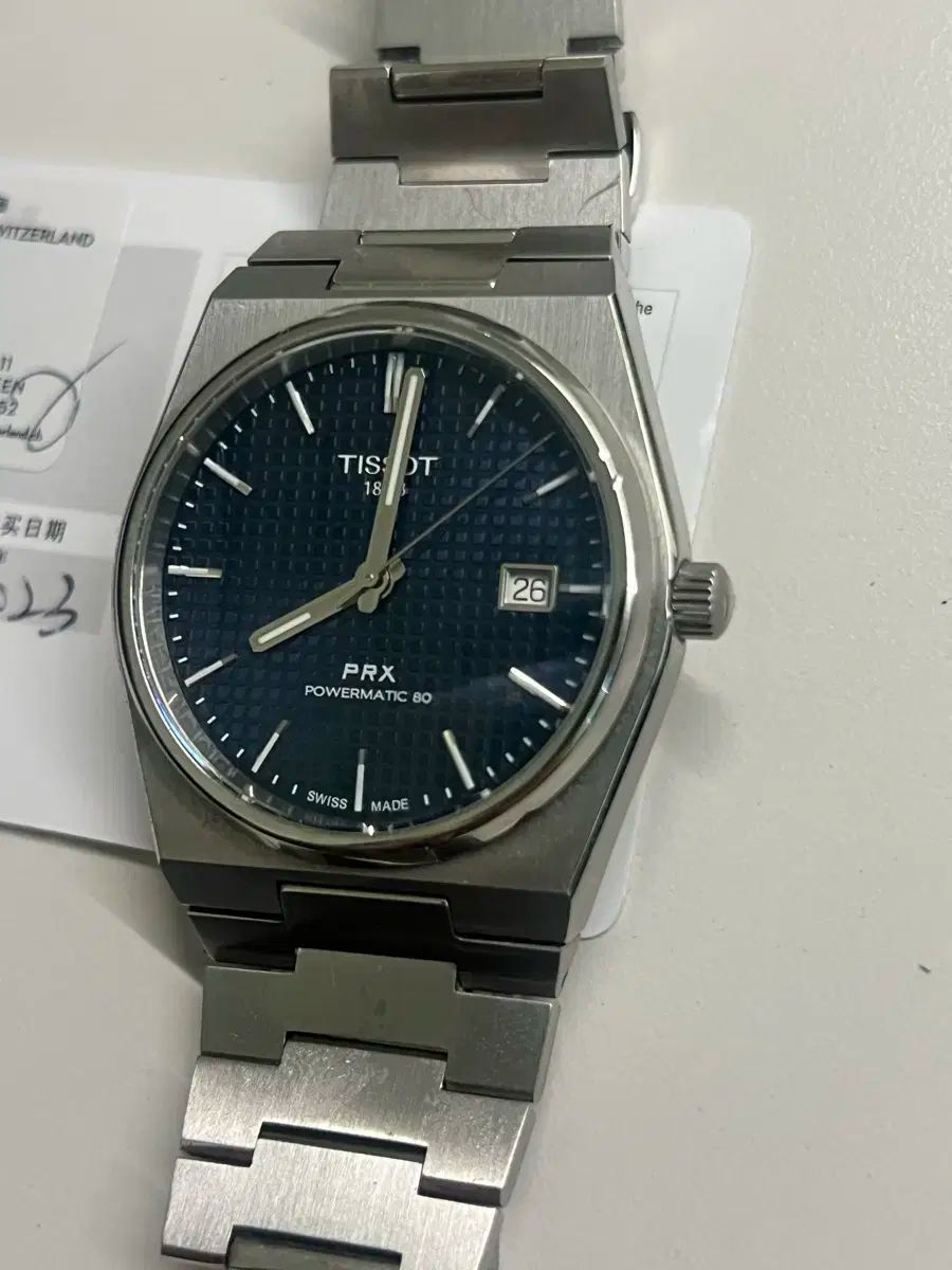 TISSOT ティソ prx オートマティック 青文字盤 40mm