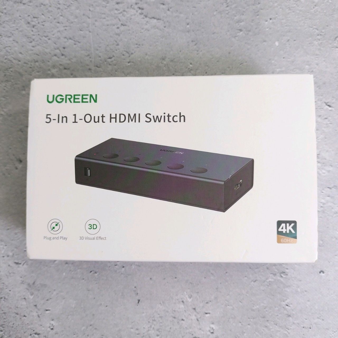 【開封済　未使用品】UGREEN HDMI切り替え器　5入力1出力　セレクター 楽天市場】UGREEN HDMI切り替え器 5入力1出力 8K@60Hz 切替機