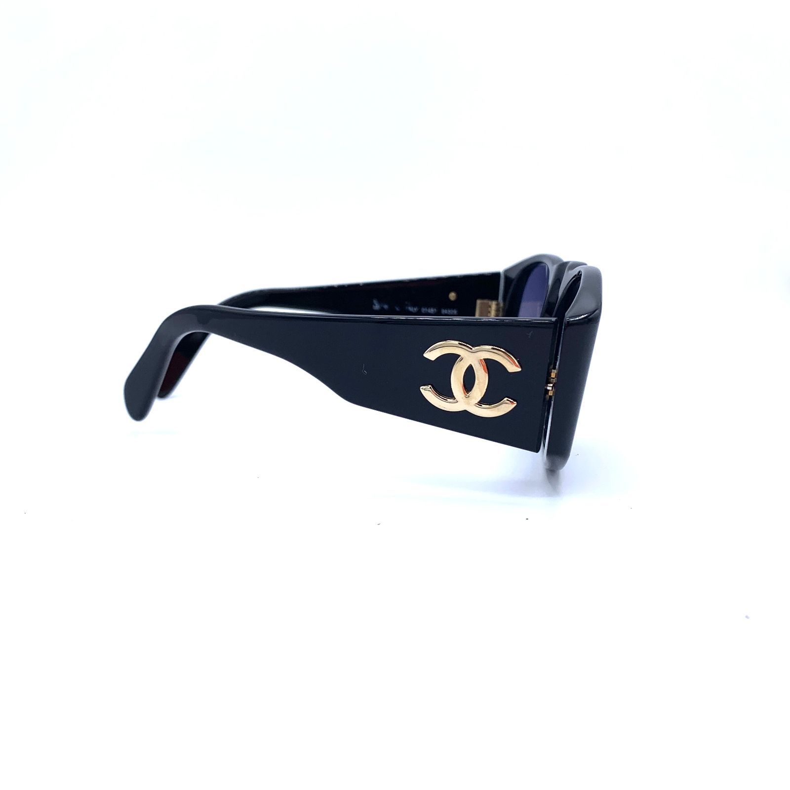 CHANEL シャネル ココマーク サングラス 黒 01451 94305 CHANEL シャネル サングラス ブラック系 01451 94305 テンプルに