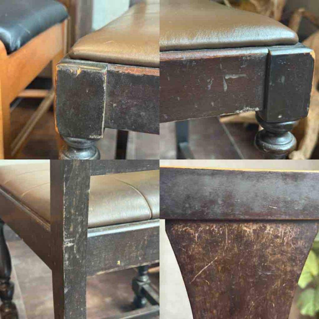 アンティーク　ヴィンテージチェア　クラシック　レトロ　古家具　2脚セット　IZ アンティーク ヴィンテージチェア クラシック レトロ 古家具 2脚セット