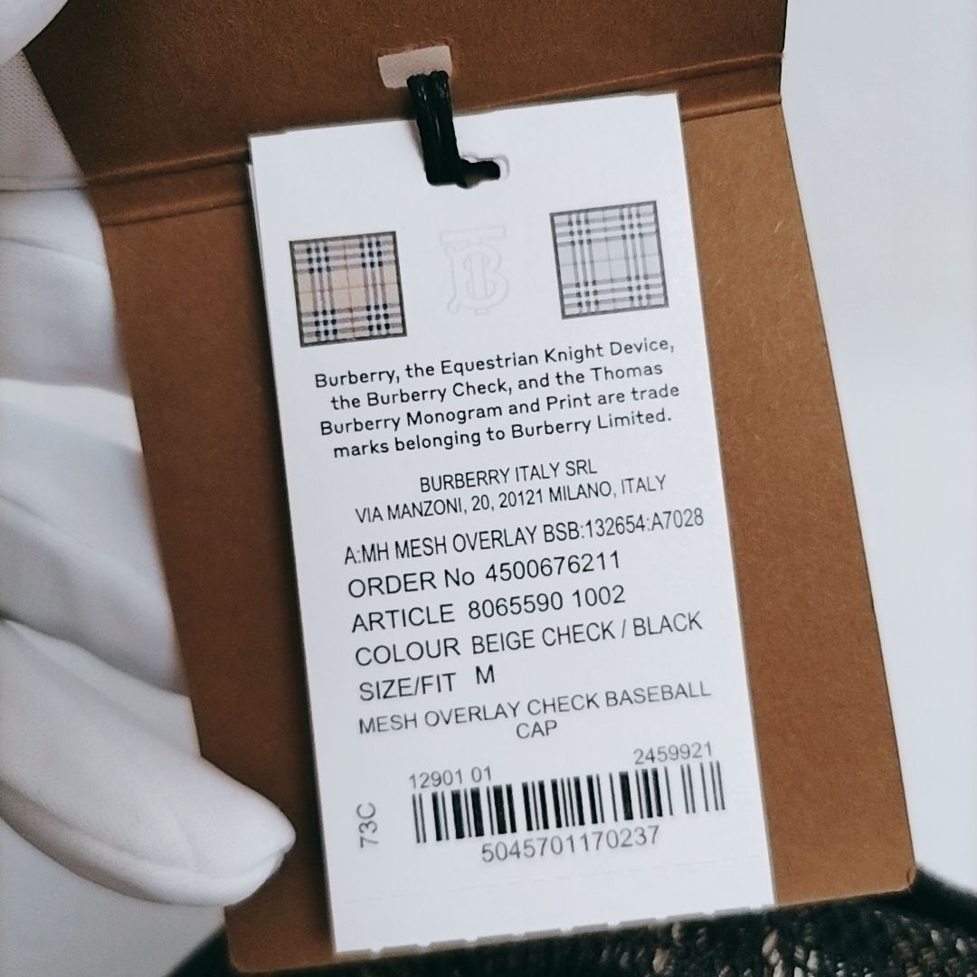 新品未使用】BURBERRY メッシュオーバーレイ チェック ベース 新品未使用】BURBERRY メッシュオーバーレイ チェック ベース