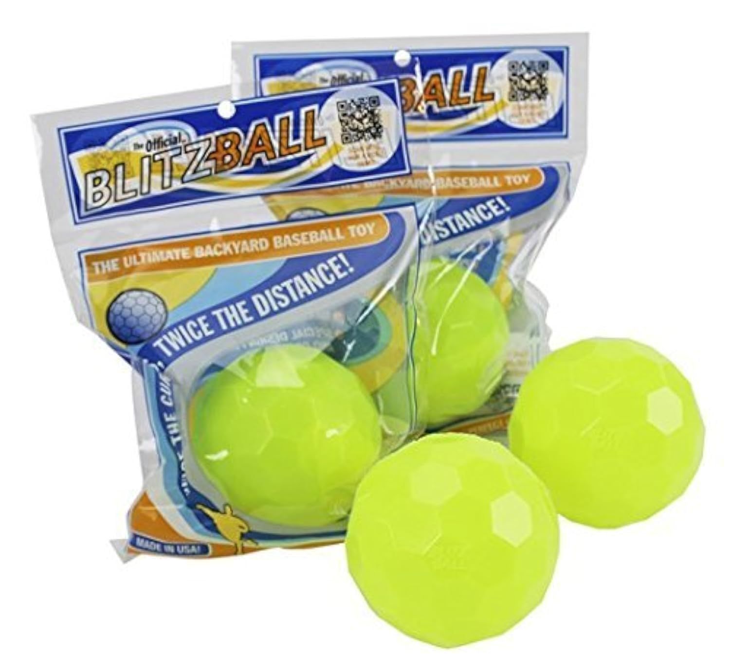 Blitzball Plastic Baseball 4パック