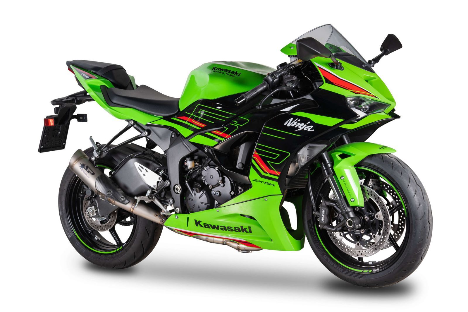 たかたか SPARK ZX-6R 09-24 GRID-O フルエキマフラー Haikawi 遮光