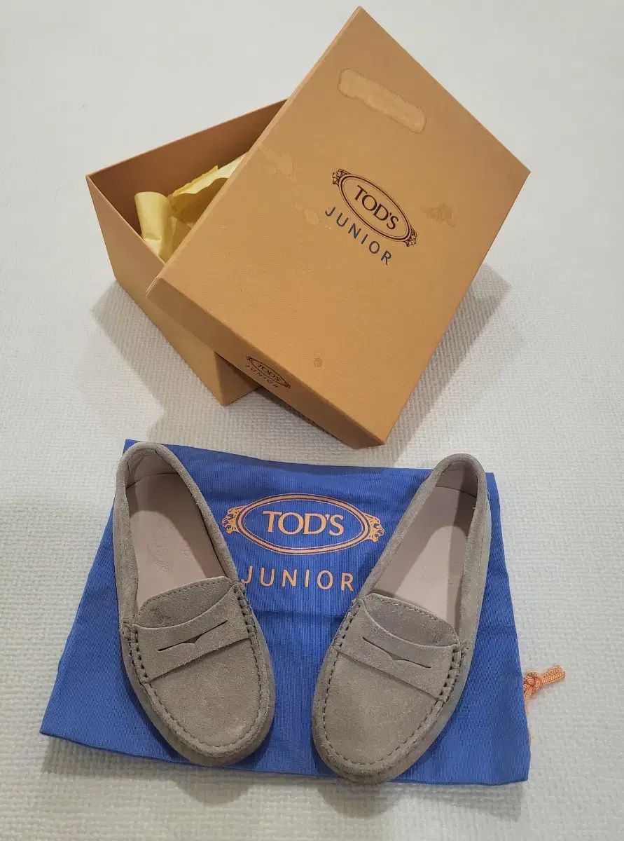 TOD S トッズ ジュニア スエード ローファー 165mm