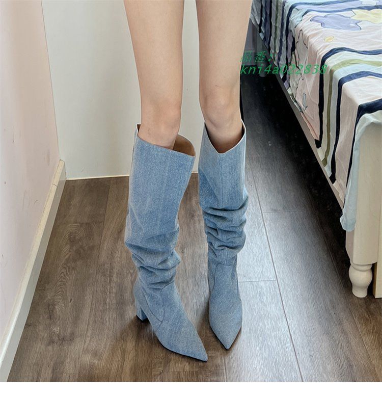 ロングブーツ韓国ファッションレディース7SHO-66 kni4a022838